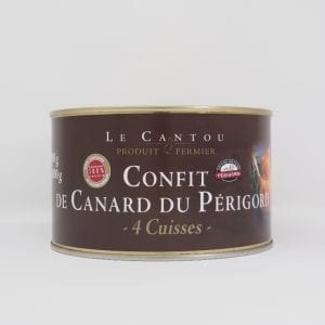 Confit de canard - 4 cuisses - 1400g