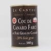 Cou farci 20% foie gras - 380g