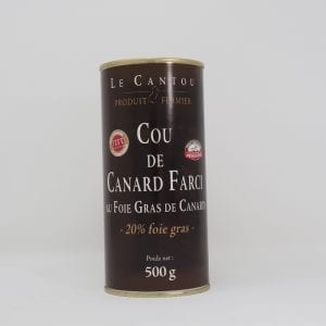 Cou farci 20% foie gras - 500g