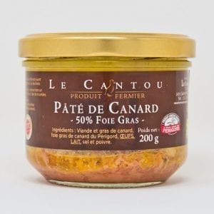 Pâté de canard 50% foie gras - 200g